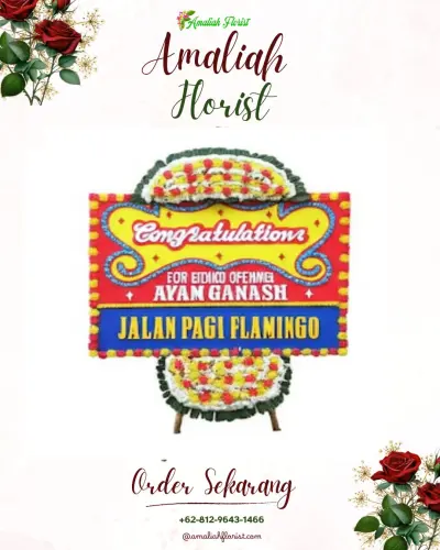 Bunga Papan Congratulation di Bukur